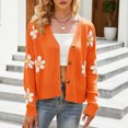 thumbnail image 1 of Styesk Cardigan pour Femmes Cardigan Décontracté Aguichant Mode à Col en V Imprimé Hauts Blouse à Manches Longues pour Femmes, 1 of 6