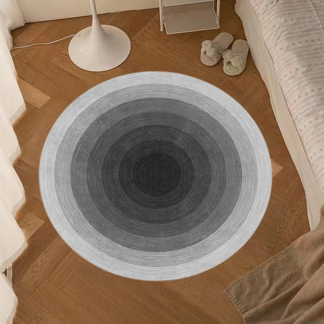 RXIRUCGD Tapis Rond Salon Crème Vent Canapé Table Basse Chambre Chevet Étude Insonorisé Coussin de Sol
