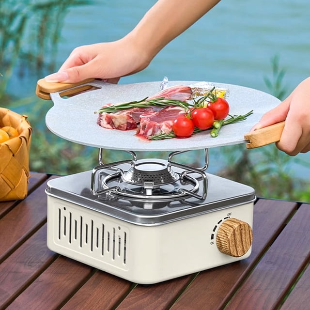 Outdoors Mini Card Stove Portable Outdoor Camping And Picnic Equipment Picnic Cookware Stoves Small Rectangle Stoves Card Stoves
