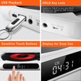 thumbnail image 4 of ELEPEX Portable CD Player, Personal CD Players with Bluetooth for Car & Travel, Rechargeable Small CD Player with Headphones, LCD Touch Screen & Anti-Skip/Shockproof White, 4 of 6
