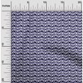 thumbnail image 2 of oneOone Rayon Dark Blue Fabric Abstract Brush Stroke Craft Projects Decor Fabric Printed by The Yard 56 Inch Wide, 2 of 5
