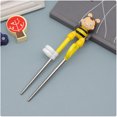 thumbnail image 2 of Gkeoshab Tableware Children's Plastic Chopsticks Children's Stainless Steel Eating Training Chopsticks Children's Right Hand Learning Chopsticks Home & Garden, 2 of 2