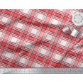 thumbnail image 2 of Soimoi polyester Crepe Fabric Gingham Check Print Fabric by the Yard 52 Inch Wide, 2 of 3