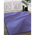 thumbnail image 3 of Ahgly Tapis Rond Lavable en Machine Intérieur Transitionnel Violet Pervenche Profond, 5 Pieds Rond, 3 of 7