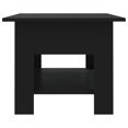 thumbnail image 2 of vidaXL Coffee Table Black 102x55x42 cm Engineered Wood, 2 of 4