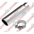thumbnail image 4 of Dynomax 36477 Exhaust Tail Pipe Tip  4 Inch Inlet; 5 Inch Outlet; Polished Stainless Steel; Round; Angled Cut; Single Wall; 18 Inch Length, 4 of 4
