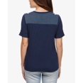 thumbnail image 3 of Lucky Brand Graphic-Print Football T-Shirt (Navy, XS), 3 of 3