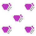 thumbnail image 2 of Maytalsory 20 Pieces Car Wheel Nut Caps Auto Hub Screw Cover Replacement Dust-proof Purple 19mm 5Set, 2 of 6
