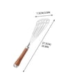 thumbnail image 2 of Fridja Stainless Steel Small Spatula for Nonstick Cookware, Thin Egg Spatula, Mini Spatulas for Kitchen Use Cooking Baking Teppanyaki Pizza, 3" x 10.8", 2 of 5