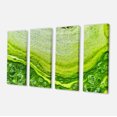 thumbnail image 2 of Polluted Water With Algae in Green - Large Abstract Canvas Artwork, 2 of 3