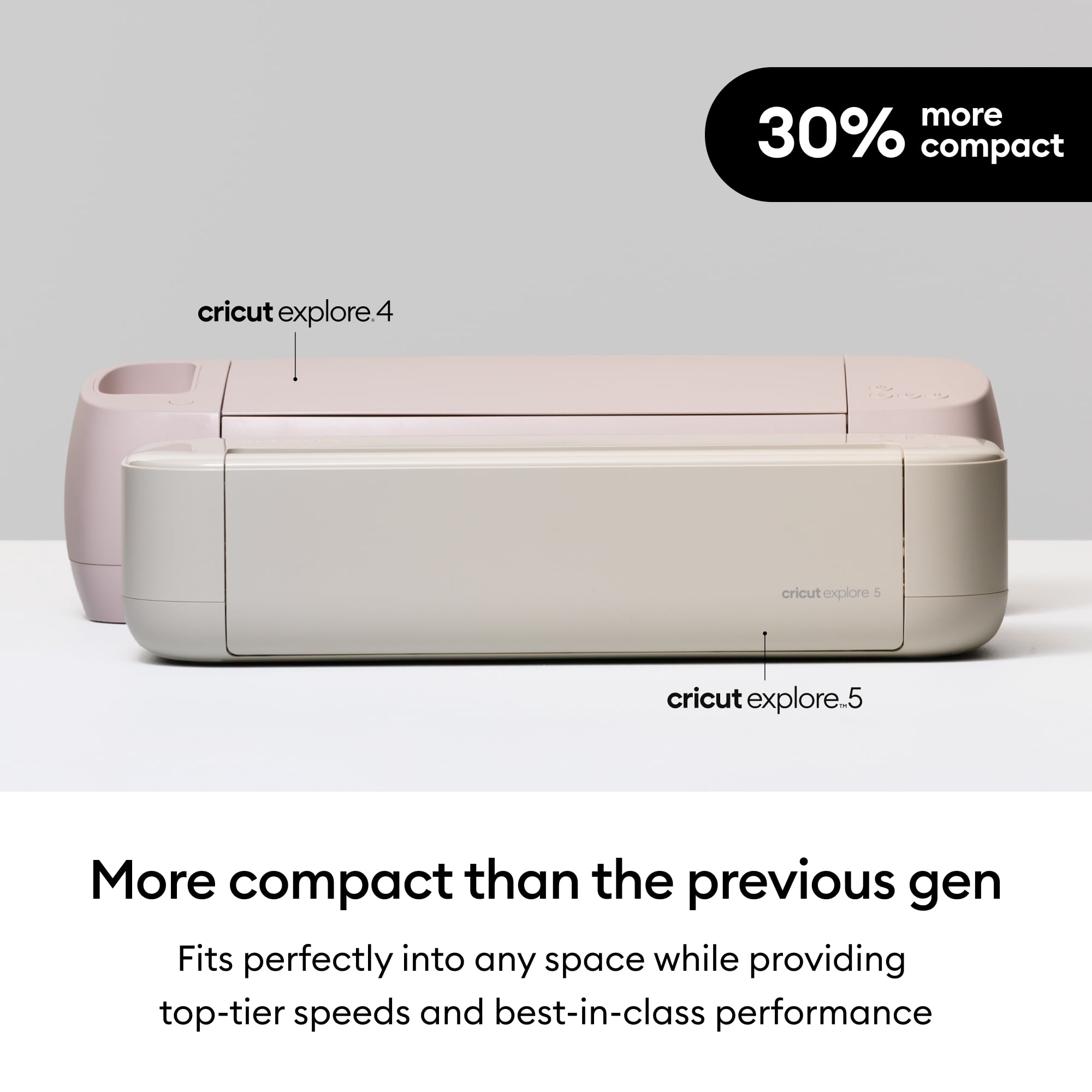 Cricut Explore™ 5 Machine De Découpe Ensemble de démarrage, Taupe