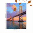 thumbnail image 3 of Qisvanset Sunset Lake Landscape Canvas Print 12x16 Inch Resort Interior Decor, 3 of 8