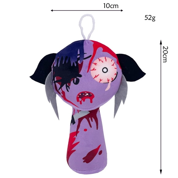 Jouets en Peluche Sprunki Liés au Jeu Chien Violet Mutant