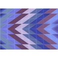 thumbnail image 1 of Ahgly Tapis Rectangulaire Lavable en Machine Intérieur Transitionnel Violet Améthyste Violet, 7 Pieds x 9 Pieds, 1 of 7