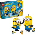 thumbnail image 1 of Brick-built Minions And Their Lair Building Kit For Kids, Great Birthday Present For Kids Who Love Minion Toys And Kevin, Bob And Stuart Minion Charac, 1 of 4