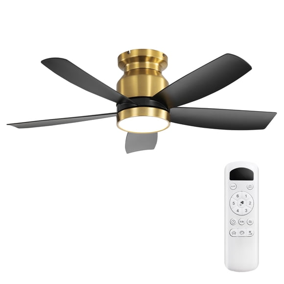 Sofucor Ventilateur de Plafond 42 Pouces avec Lumières et Télécommande