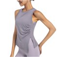 thumbnail image 1 of AherBiu Débardeurs d'Entraînement pour Femmes, Col Ras du Cou Fendu, Sans Manches, Légers, à Séchage Rapide, T-Shirts, 1 of 6
