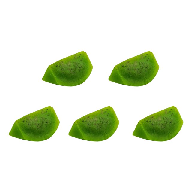 Wweixi 5pack/lot Long-lasting PVC Fruit Slice Model For Store Samples Mall Emissions Watermelon Slices 13