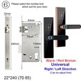 thumbnail image 2 of Serrure Électronique Bluetooth Serrure Intelligente pour Porte Serrure à Empreinte Digitale Mot de Passe Carte IC Clé pour Maison Intelligente, Maison Intelligente Intégrée, 2 of 5