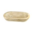 thumbnail image 4 of GROWTH TANK Wooden Bowl Large Capacity Stackable Oval Bowl for Home Kitchens Pantry Brown A, 4 of 9