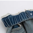 thumbnail image 4 of Girls' Straight Wide Leg Jeans | Comfy Stretch Denim Pants for Ages 5-15, 4 of 8