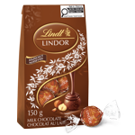 Lindt LINDOR Hazelnut Milk Chocolate Truffles, 150Gram Bag