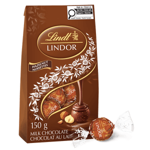 Lindt LINDOR Hazelnut Truffes de chocolat au lait, 150Gram sac