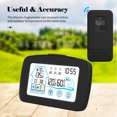 thumbnail image 4 of Amdohai Indoor & Outdoor Hygrometer Thermometer with Time Backlight LCD Display Desk Electronic Temperature Humidity Meters for Home Greenhouse Cellar, 4 of 8