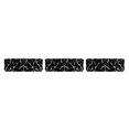 thumbnail image 1 of mmirethe Non-shrinkable Triangles Graphics Car Stickers Wide Range Of Applications Wide Application PVC No Fading Removable brilliant black 3Set, 1 of 6