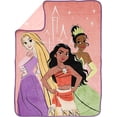 thumbnail image 2 of Disney Princess Kids Silk Touch Fleece Throw, 100% Polyester, 2 of 6