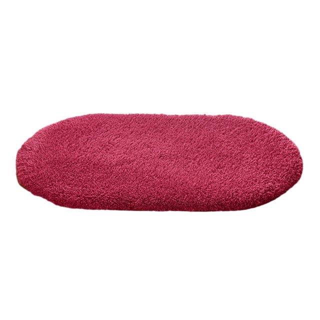 mmirethe Easy To Clean And Soft Bath Mat For Bathroom Floors Stylish Polyester Bathroom Carpet Bathroom Rugs Winered 2Set