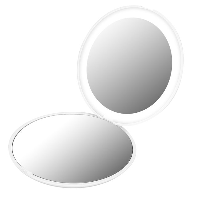 High-Power Energy-Saving Double-Sided Mirror Design 10X Mirror, Portable Mirror, Beginners For Make Up Makeup Lovers Dress Up
