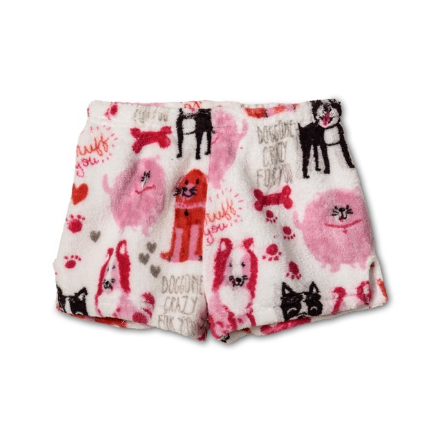 Up Past 8 Boxeurs pour Fille Bas de Pyjama en Peluche Shorts Amusants