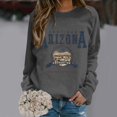 thumbnail image 2 of HNMKIU Crewneck Sweatshirt Women Fall/Winter Print Sweatshirt Without Hoodie, 2 of 4