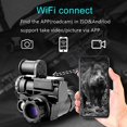 thumbnail image 3 of Head-Mounted HD Infrared Night Vision Goggles 6X Black&amp;White/Green Imaging Switch Night Viewer Monocular for Tactical, 3 of 7