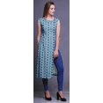 thumbnail image 3 of Bimba Kurta Imprimée Tenue d'Été Kurti pour Dames Tunique Droite Hauts Femmes, 3 of 6