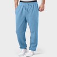 thumbnail image 2 of Men‘S Casual Solid Jogging Elastic Mid Waisted Sports Pants With Pockets Streetwear, 2 of 9