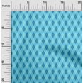 thumbnail image 2 of oneOone Rayon Arctic Blue Fabric Check Argyle Craft Projects Decor Fabric Printed By The Yard 56 Inch Wide, 2 of 4