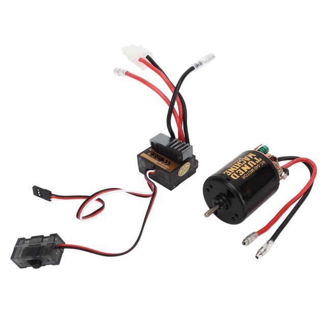 Kit Moteur ESC Brossé Étanche pour Chenilles RC avec Bouchon