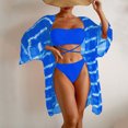 thumbnail image 2 of Birdeem Womens Sexy High Breast Contrast Solid Bikini Set Swimsuit Sets, 2 of 8