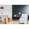thumbnail image 4 of Safdie & Co. Throw Faux Fur Reversible Aqua Plaid Bear, 4 of 4