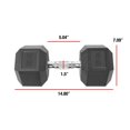 thumbnail image 3 of CAP Barbell Coated Hex Dumbbell, Single 3 - 100 lb, 3 of 6
