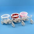 thumbnail image 3 of SHISUYAN Panier de Rangement Tressé en Forme de Tricycle 3 Pcs Plastique Fer Rotin Imperméable Durable, 3 of 9