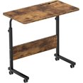 thumbnail image 3 of Side Table Living Room  inches Laptop Desk  Adjustable Work Stand Mobile Side Desk with Multifunctional Charging Station &amp; Hook  Portable Workstation Student Small Snack Table, 3 of 6
