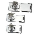 thumbnail image 3 of 2.5/3/4inch Door Locking Hasp Staple Padlock Cupboard Shed Garage Lock with Keys, 3 of 5