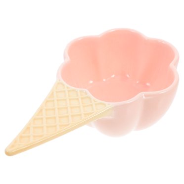 Ceramic Ice Cream Shape Sushi Dipping Bowl Appetizer Plate Porcelain Saucer Bowl