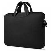 Laptop Bag 11 13 14 15 15.6 Inch Briefcase, Expandable Computer Shoulder Messenger Bag Waterproof Carrying Case with Tablet Sleeve, Organizer for Men Women,Business Travel College School-Black