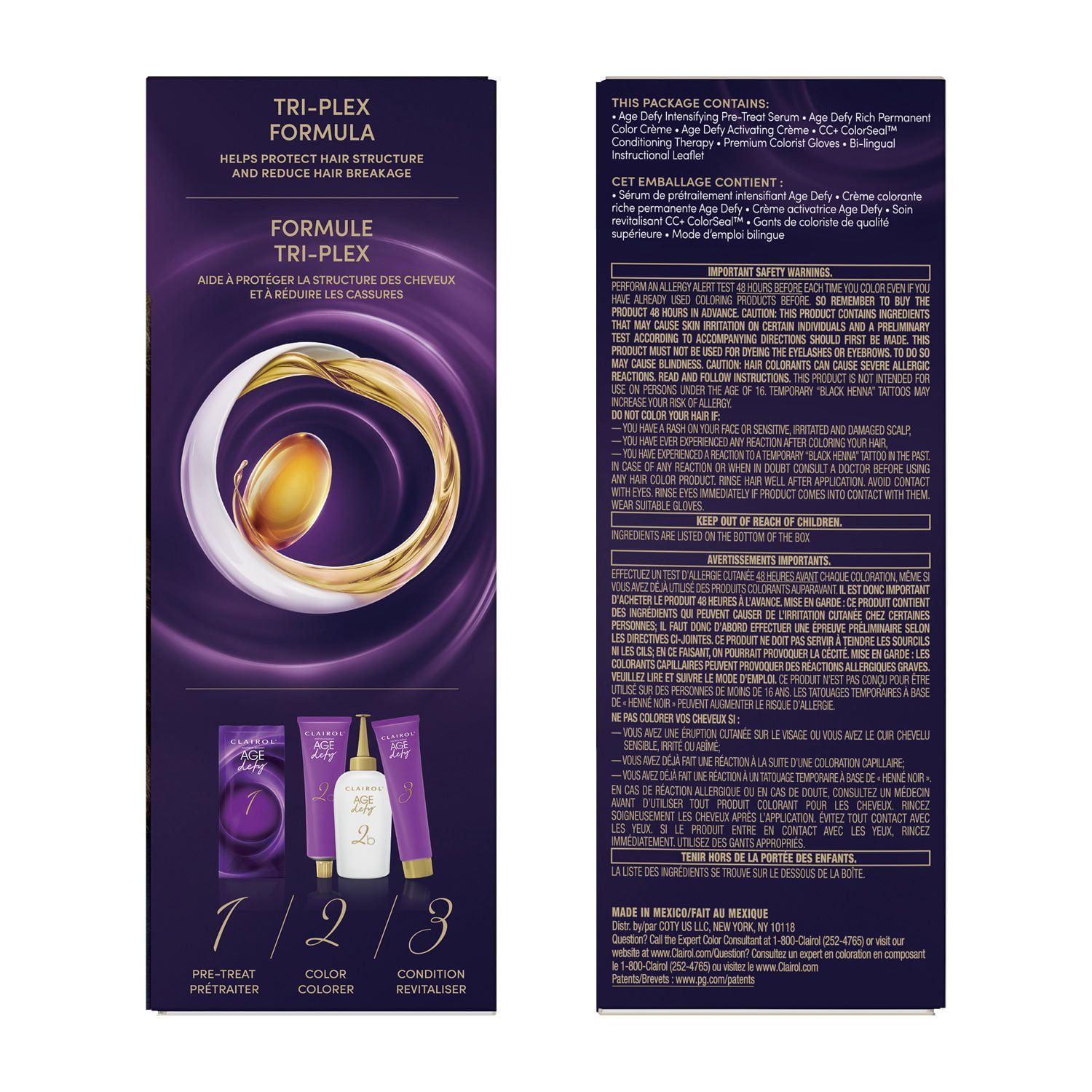 Coloration permanente Age Defy de Clairol