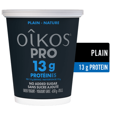 Oikos Pro Yogurt, Plain, High Protein