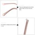 thumbnail image 3 of CHUANK 1 Paire de Branches de Lunettes Universelles de Remplacement Lunettes de Mode Bras et Jambes en Métal, 3 of 7